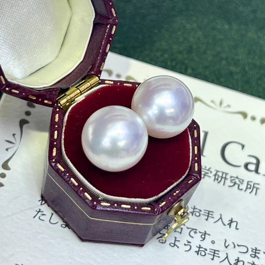 White Australia South Sea Pearls Earrings